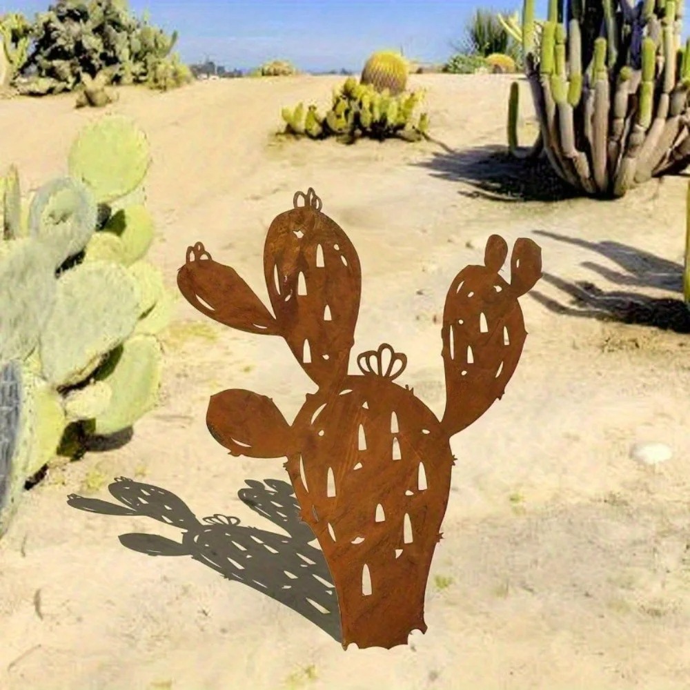 Model Kit Vintage - CIFBUY Metal Wall Art Rustic Cactus