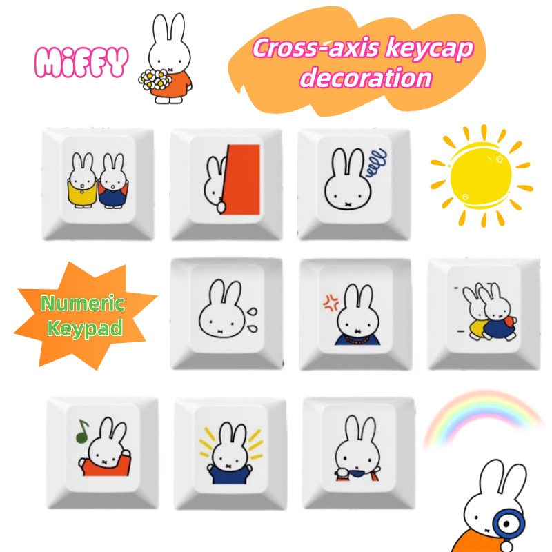 Model Kit New - New Miffy rabbit cartoon cute keycap