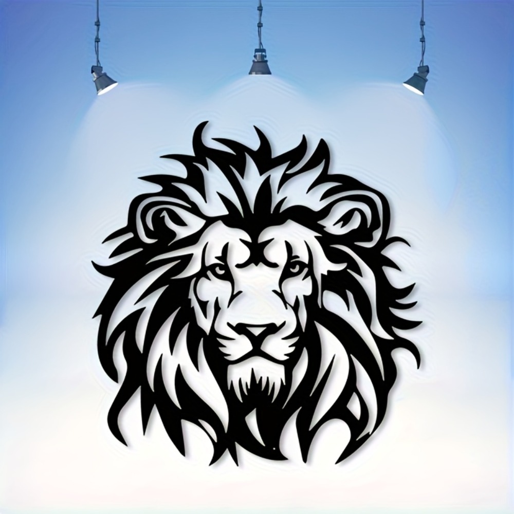 Model Kit Vintage - Vintage Lion Head Wall Art Rust-Resistant