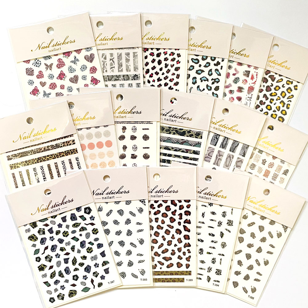 Waterslide Decal Paper - 1 Sheet Leopard Sticker 3D Sliders