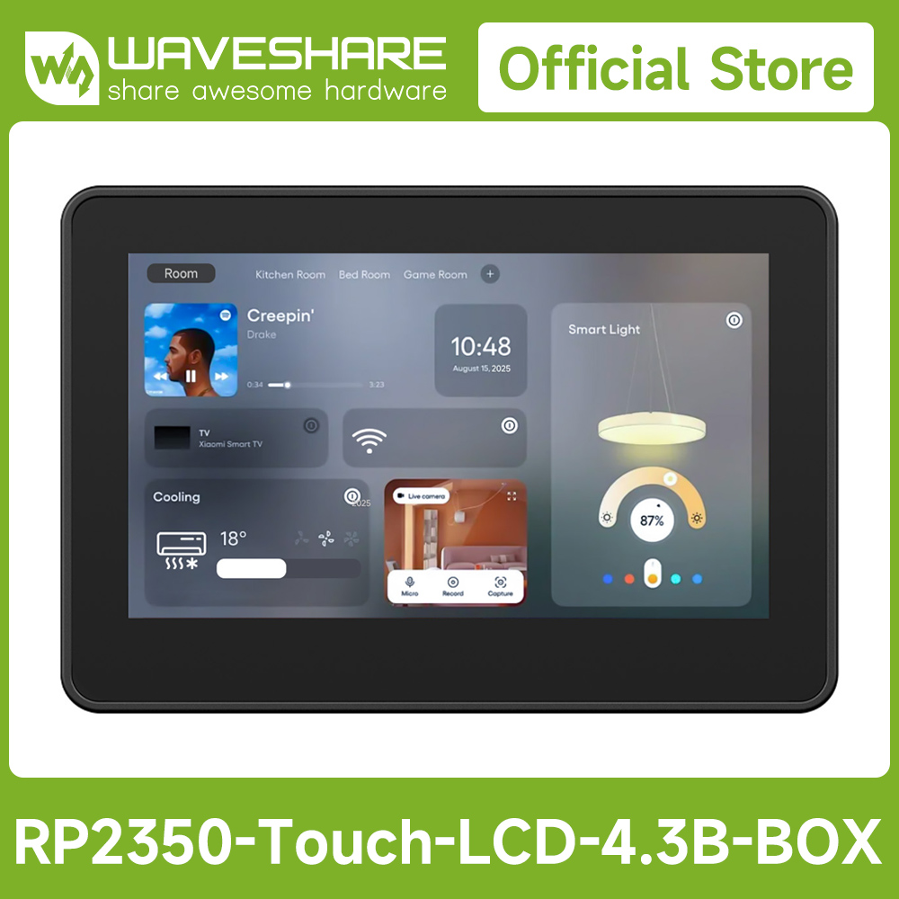 Model Kit Display - Waveshare RP2350 4.3inch Capacitive Touch Display