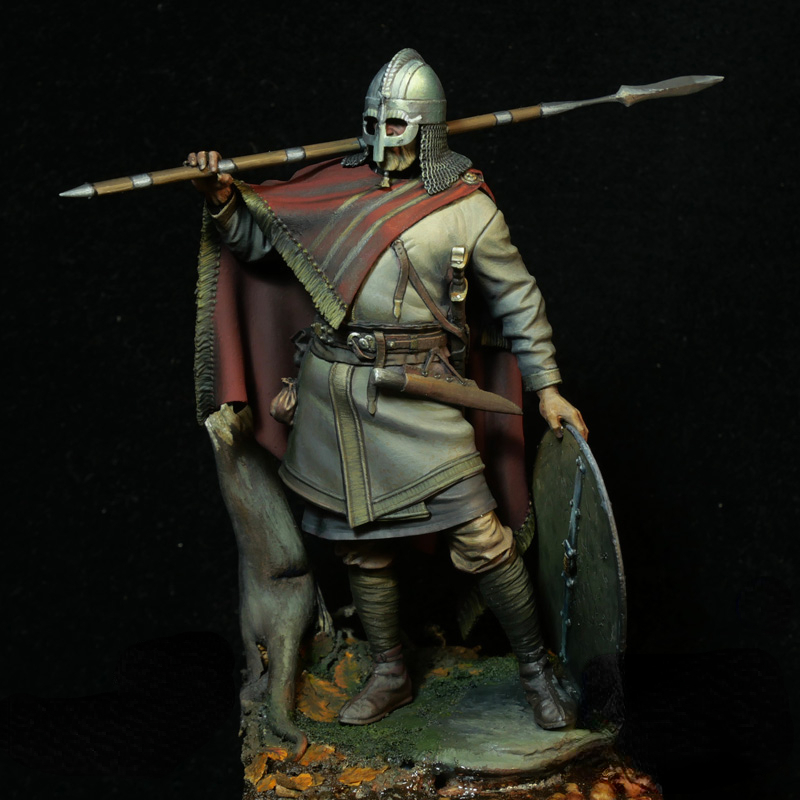 Model Kit Knight - 1/24 Resin Figure Assembled Model Kit
