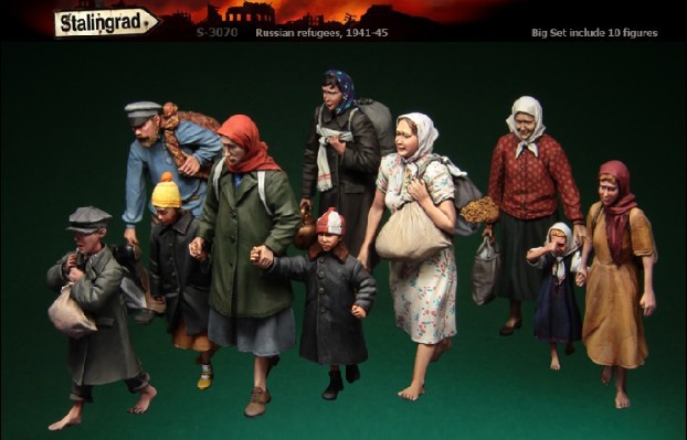 Model Kit Knight - 1/35 Model Kit Resin Kit Civilians