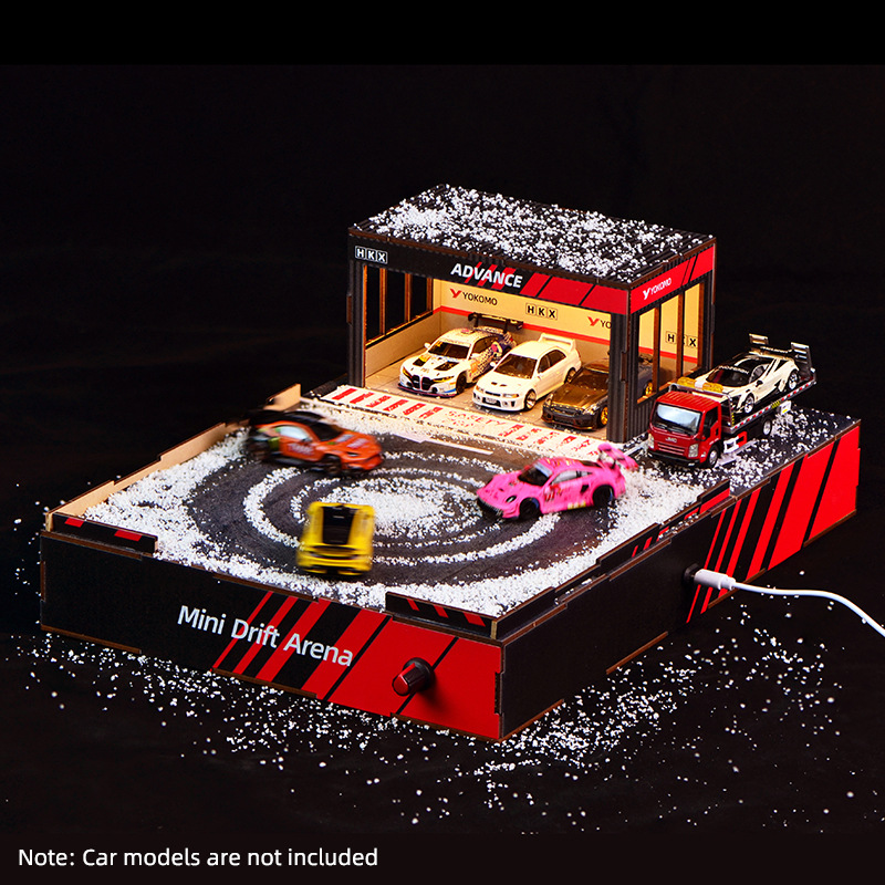 Model Kit Display - 1:64 Scale DIY Drift Track Diorama