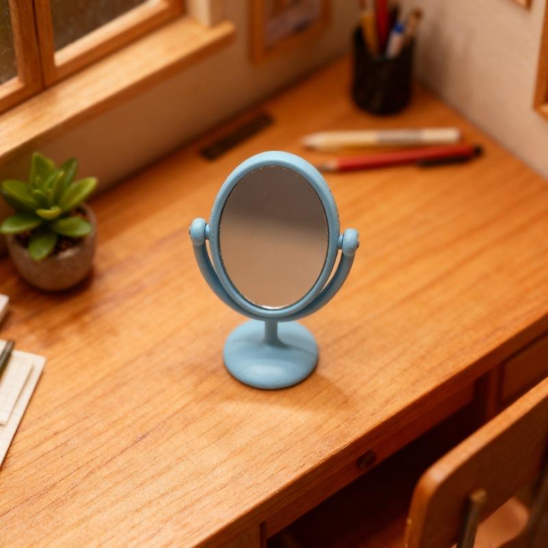 1Pcs Miniature Retro Mirror Dr - Model Kit Vintage ulasan dan harga