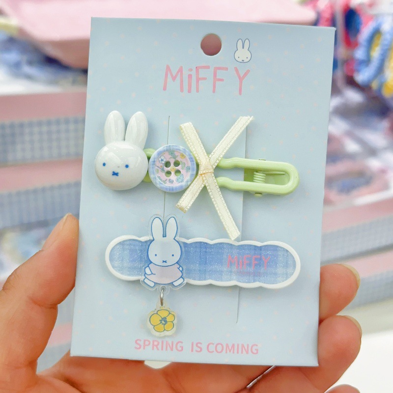 New Miffy rabbit bangs clip si - Model Kit New ulasan dan harga