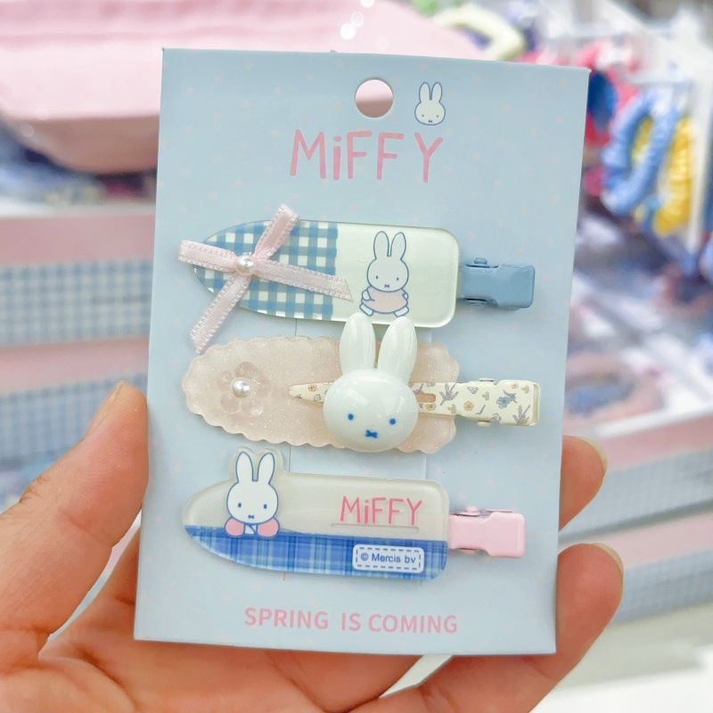 New Miffy rabbit bangs clip si - Model Kit New ulasan dan harga