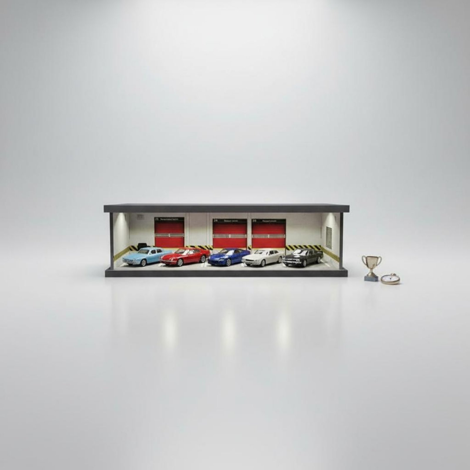 Parking Lot Scene Model Box Un - Model Kit Display ulasan dan harga
