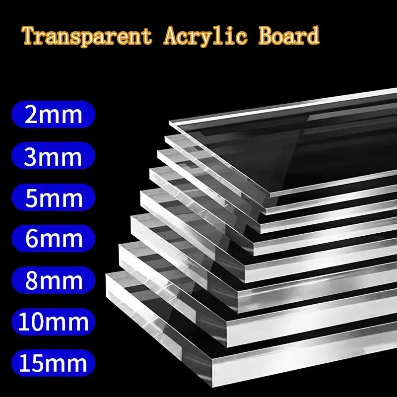 Transparent Plexiglass Plate C - Model Kit Display ulasan dan harga