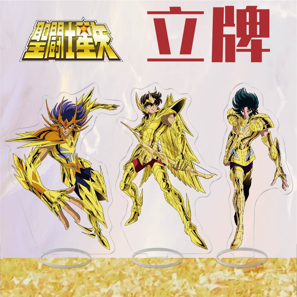 Anime Saint Seiya Acrylic Stan - Model Kit Knight ulasan dan harga