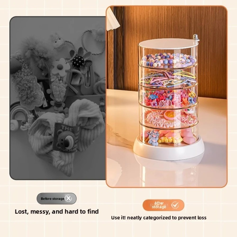 360 Rotating Clear Hair Access - Model Kit Display ulasan dan harga