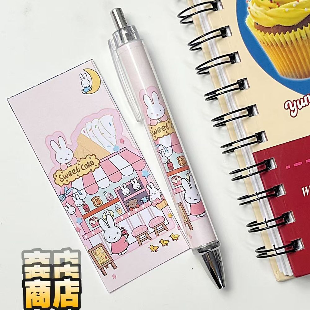 New Miffy Rabbit Press Gel Pen - Model Kit New ulasan dan harga