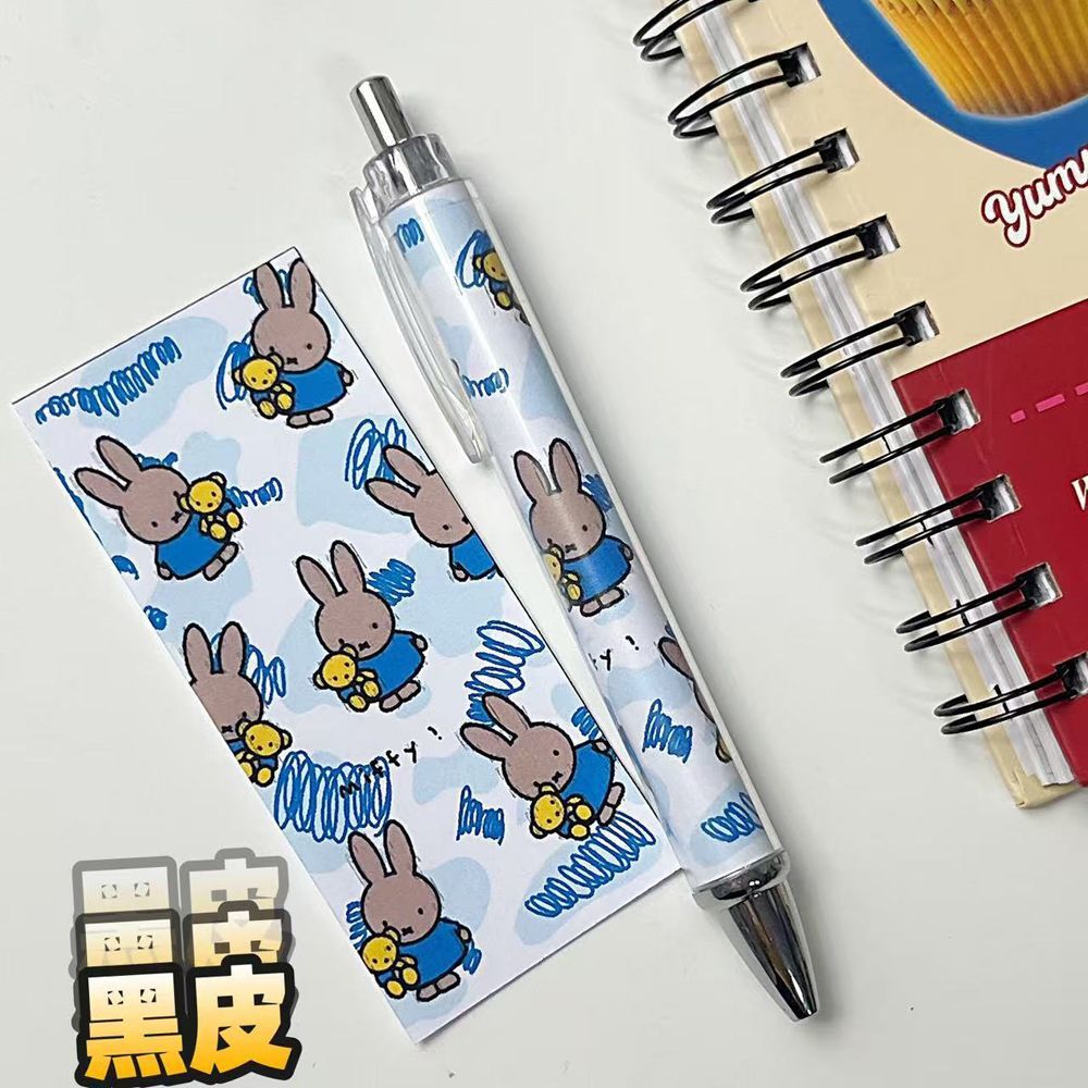 New Miffy Rabbit Press Gel Pen - Model Kit New ulasan dan harga