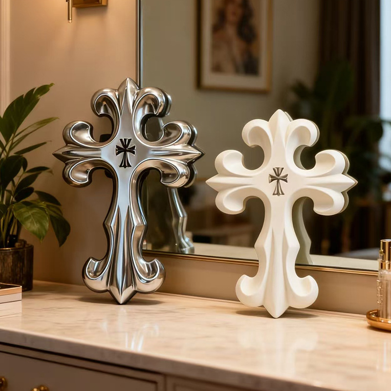 Retro Cross Wall Decor Gothic  - Model Kit Vintage ulasan dan harga