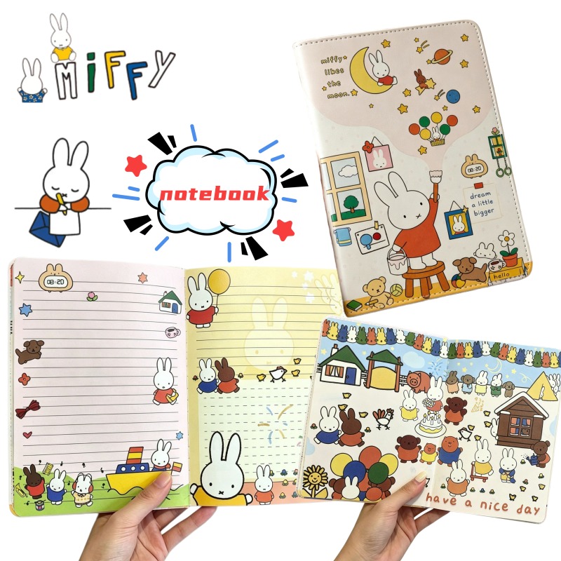 New B6 Miffy Cute Notebook Ill - Model Kit New ulasan dan harga