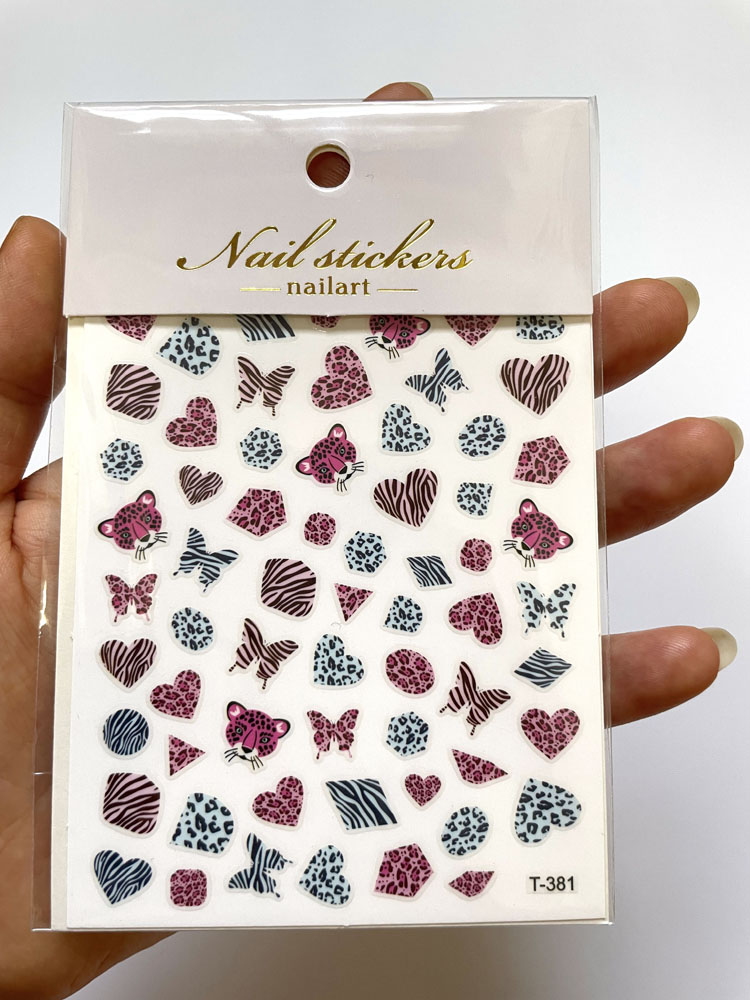 1 Sheet Leopard Sticker 3D Sli - Waterslide Decal Paper ulasan dan harga