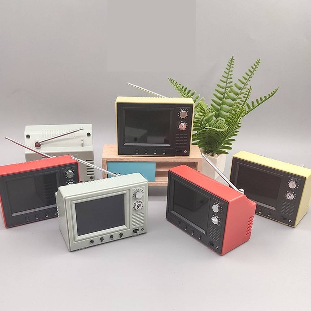 Retro Cartoon TV Miniature Dol - Model Kit Vintage ulasan dan harga