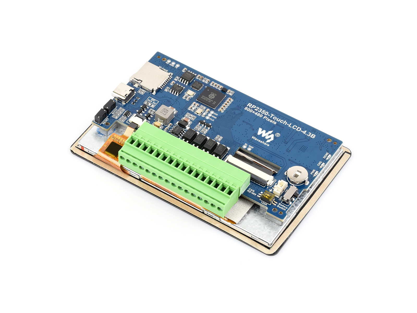 Waveshare RP2350 4.3inch Capac - Model Kit Display ulasan dan harga