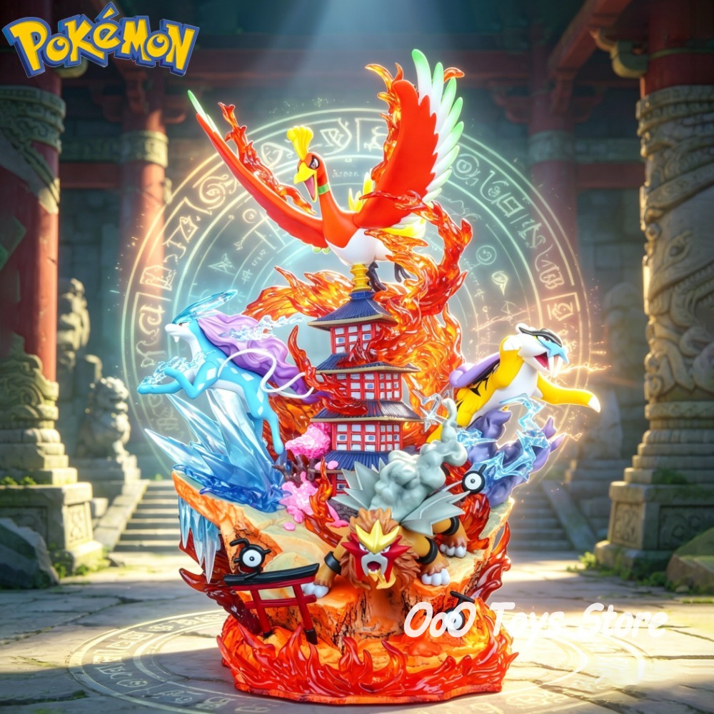 Anime Pokemon Figure Raikou/Su - Model Kit Kyogre ulasan dan harga