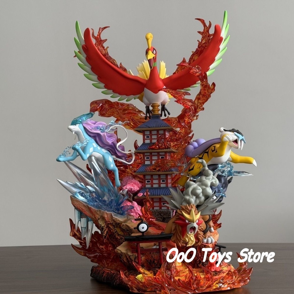 Anime Pokemon Figure Raikou/Su - Model Kit Kyogre ulasan dan harga