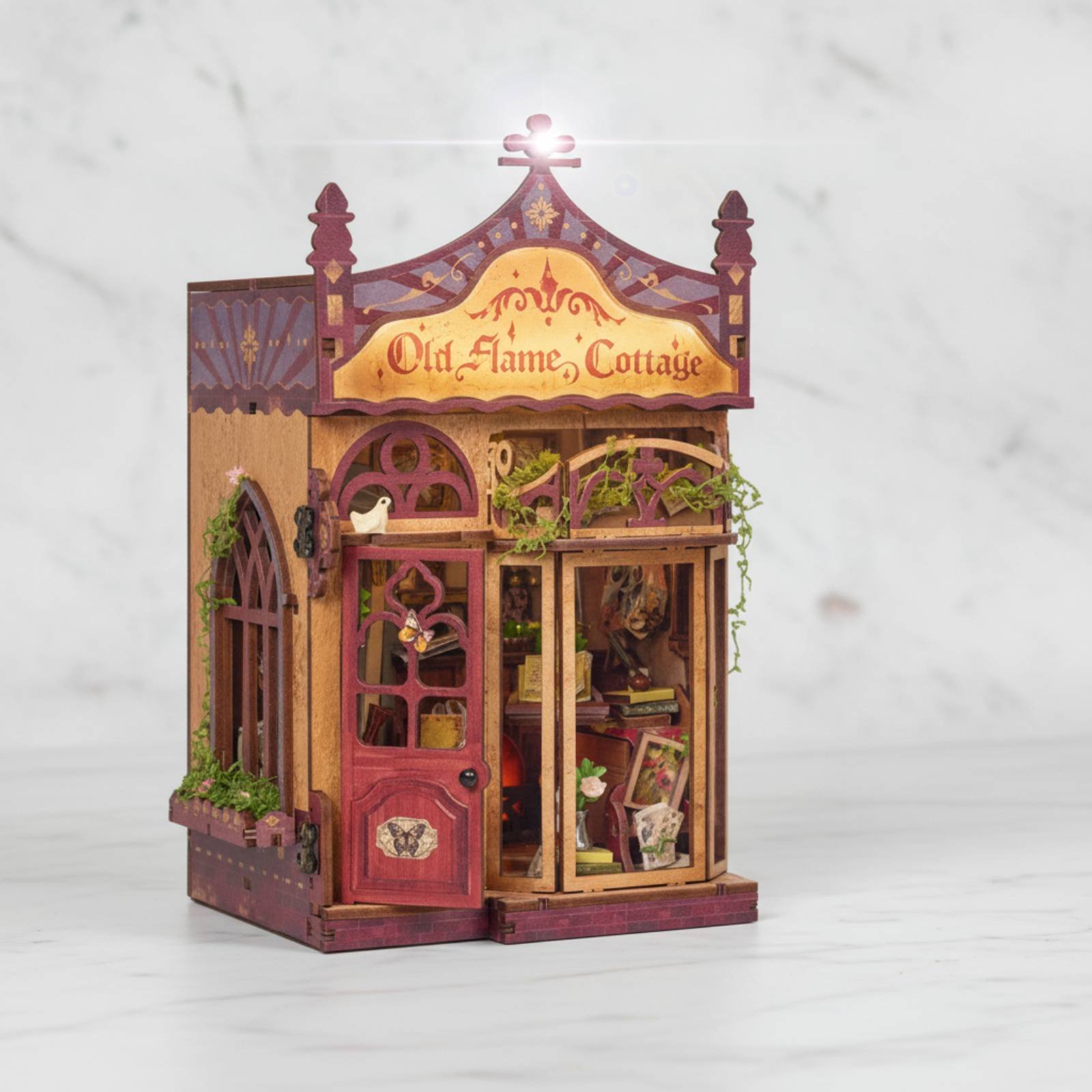 DIY Book Nook Kit Great Gift T - Model Kit Vintage ulasan dan harga