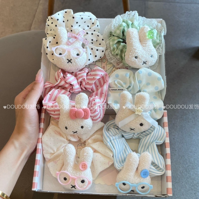 New Miffy Cute Hair Tie Large  - Model Kit New ulasan dan harga