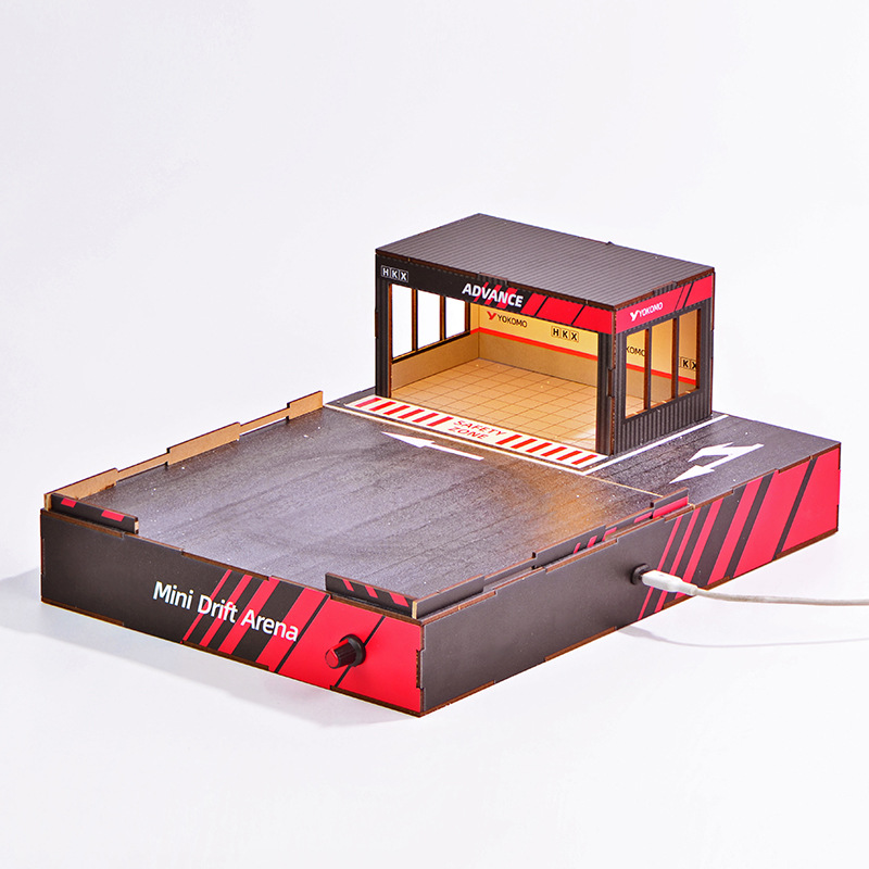 1:64 Scale DIY Drift Track Dio - Model Kit Display ulasan dan harga