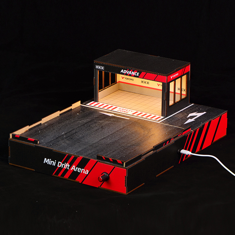 1:64 Scale DIY Drift Track Dio - Model Kit Display ulasan dan harga