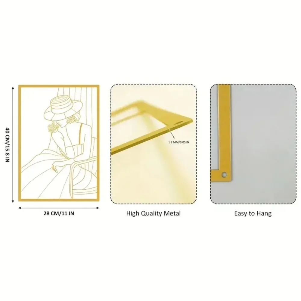 CIFBUY Metal Wall Art Vintage  - Model Kit Vintage ulasan dan harga