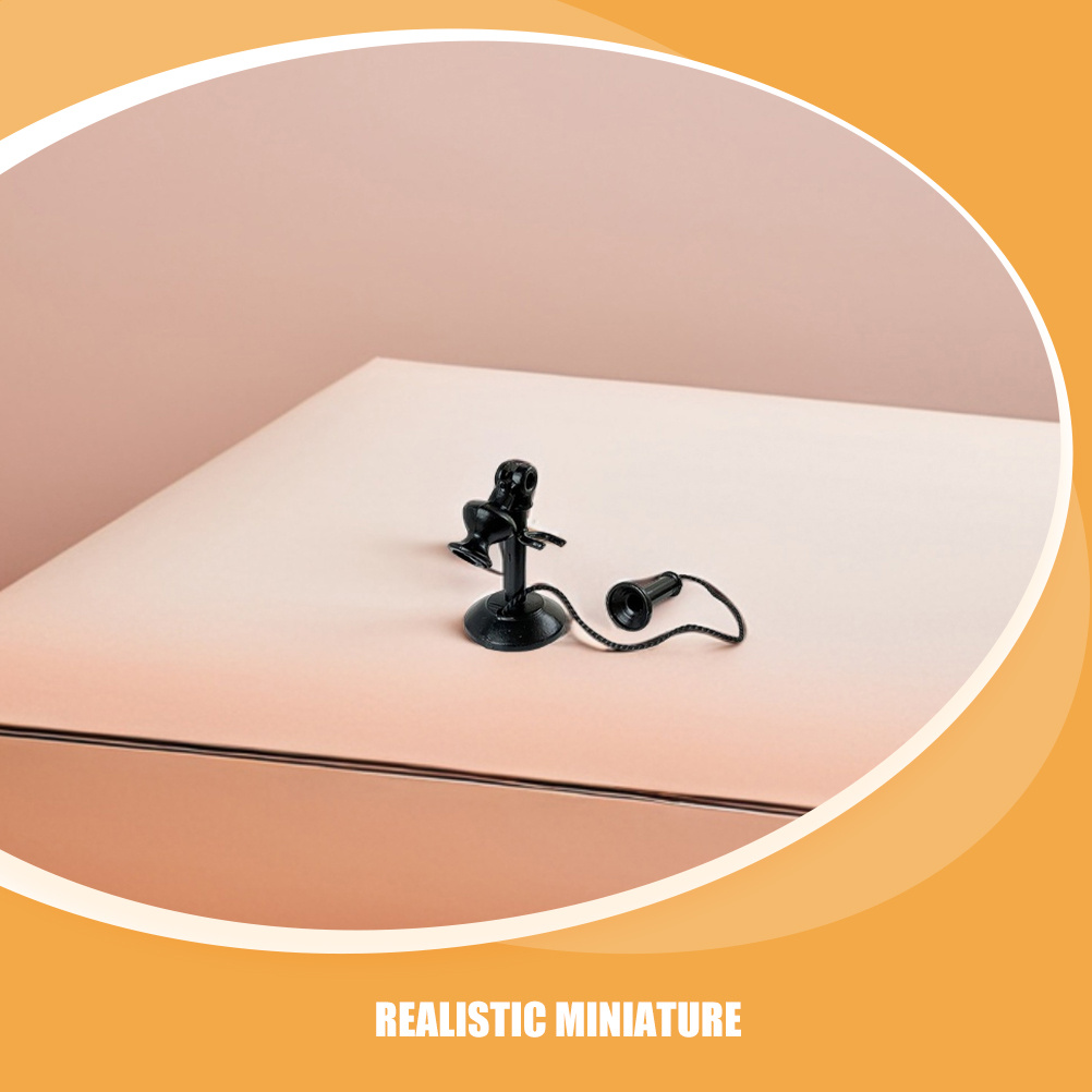Vintage Telephone Model: Black - Model Kit Vintage ulasan dan harga