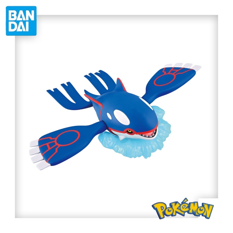 In Stock Bandai Pokemon Plamo  - Model Kit Kyogre ulasan dan harga