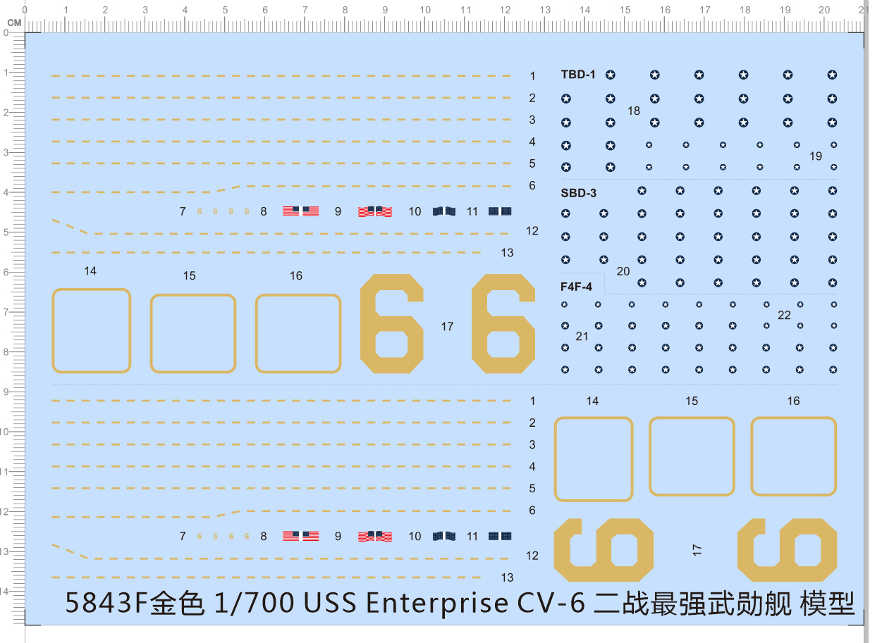 1/700 Scale USS Enterprise CV- - Model Kit Uss Enterprise ulasan dan harga