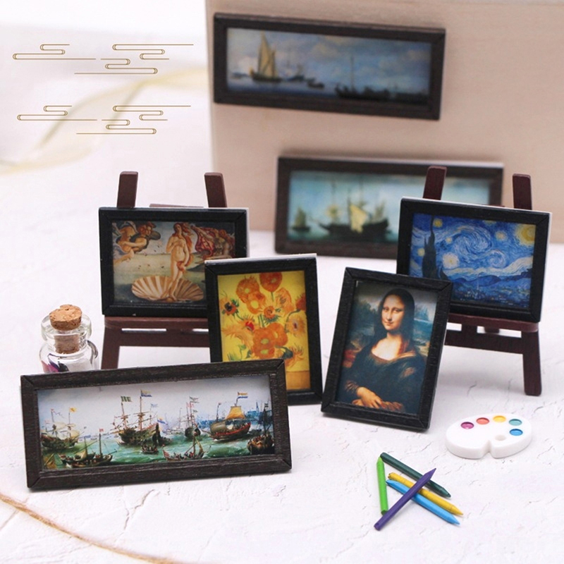 8Pcs/Set 1:12 Dollhouse Miniat - Model Kit Vintage ulasan dan harga