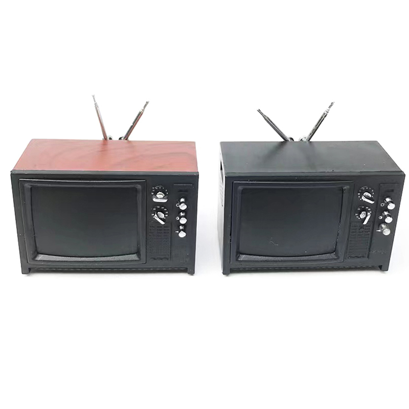 1pc 1/12 Dollhouse Mini Televi - Model Kit Vintage ulasan dan harga