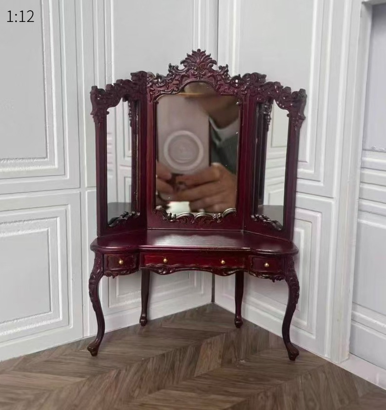 Miniature Dollhouse Furniture  - Model Kit Vintage ulasan dan harga