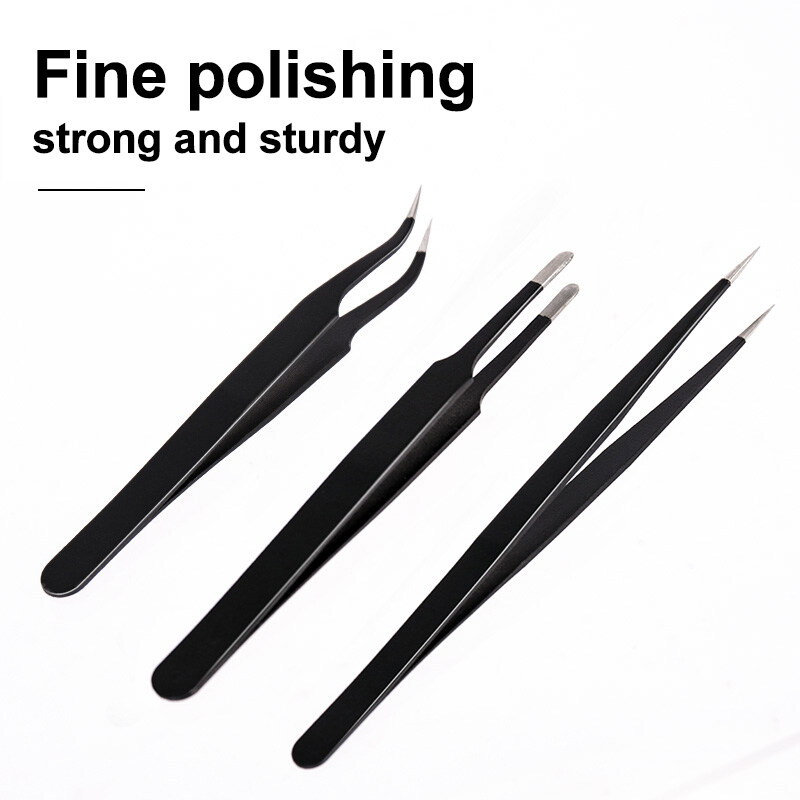 Deli 3PCS Tweezers Set Upgrade - Model Kit Nippers ulasan dan harga